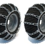PAIR 2 Link TIRE CHAINS 20×10.00×8 for Sears Craftsman Lawn Mower Tractor Rider by The ROP Shop