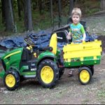 The Boy And His John Deere Tractor