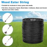 RO6G 5lb Weed Eater Line String,Twist Commerical String Trimmer Line,Weed Wacker String for Echo Black Diamond/String Trimmer Weed Trimmer (1722 FT, 0.095)
