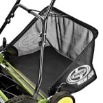 Sun Joe FBA MJ502M 20-Inch Manual Reel Mower w/ 8.5-Gallon Grass Catcher, 9-Position Height Adjustment, Foam Grip, Compact Design, Green