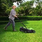 Happygrill Lawn Mower 14-Inch 12 Amp Electric Lawn Mower, Handle Push Corded Lawn Mower with Grass Bag