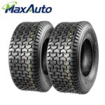 Set of 2 16×6.50-8 16/6.50-8 Turf Tires 4Ply Tubeless for Garden Tractor Lawn mower